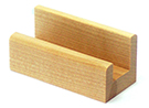 BF Woods Vertical Edge Card Holder- Maple